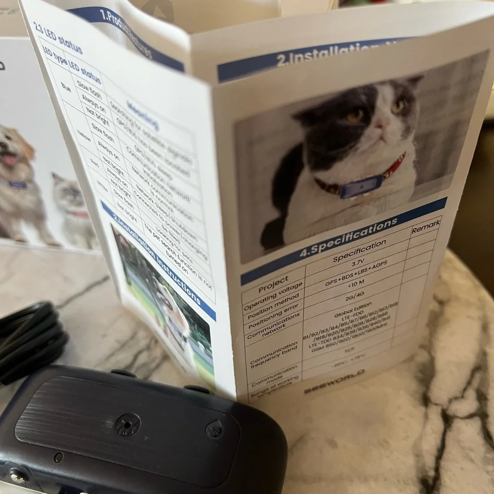 Seaworld GPS Pet Tracker(Black)